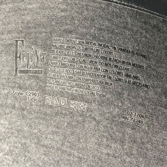 Felina grey racerback tank dress size small - Picture 6 of 6